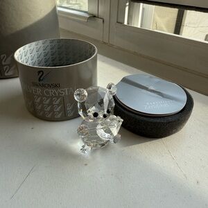 Swarovski Silver Crystal Bear Figurine